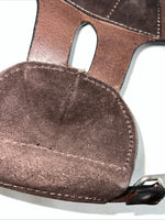 New Tough 1 Brown Leather Skid Boots With Lined Heel Cup #66-5500 G-501