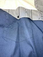 New Men’s Blue Cowboy Threads Short Sleeve Button Up Shirt. Large S-15