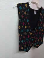 New Women’s Congress Classics Multicolor Western Show Vest Large E-601