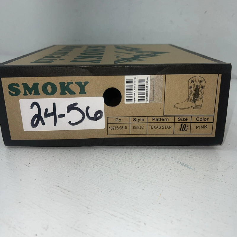 New Children’s Pink Smoky Mountain Cowboy Boots. 1058JC 10.5 10 1/2. 24-56