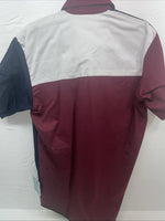 New Men’s Cowboy Thread Multiple Short Sleeve Button Up Medium B-110
