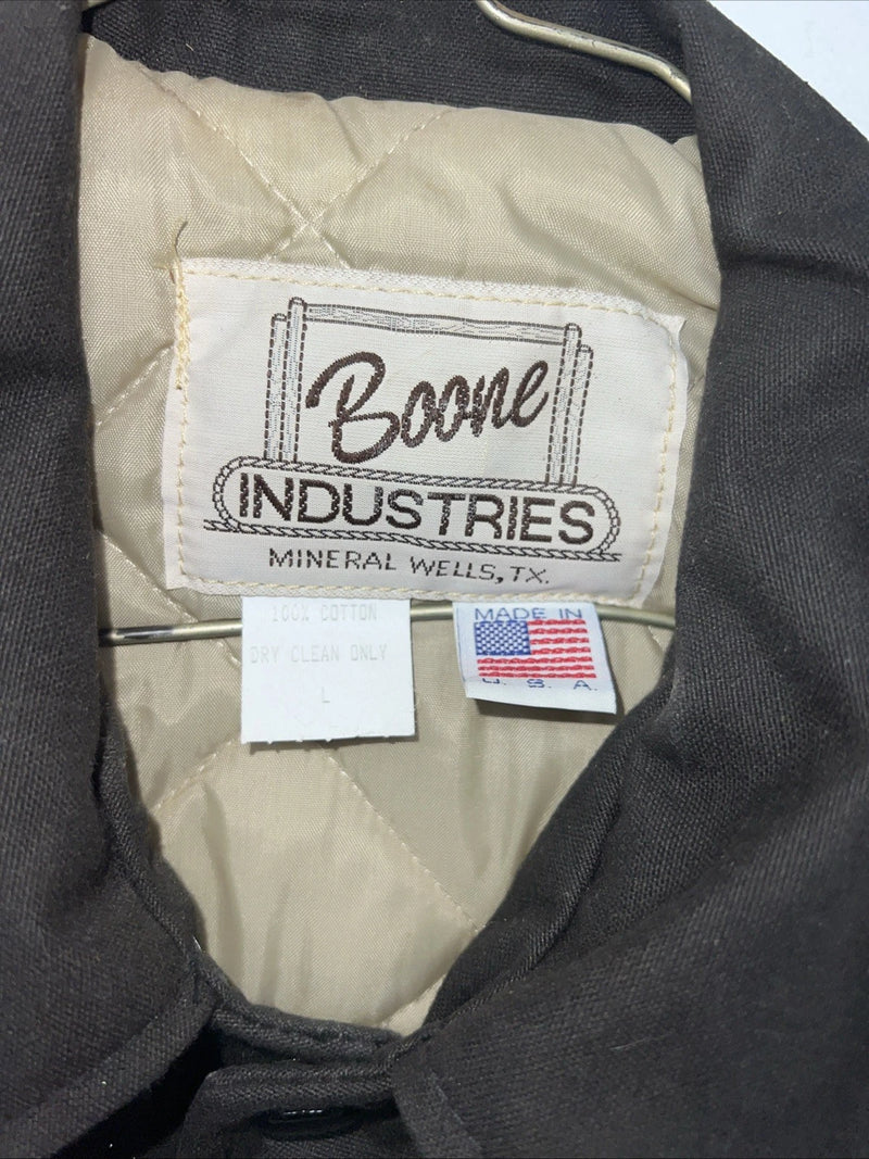 New Men’s Black Boone Industries Large Coat WW-51