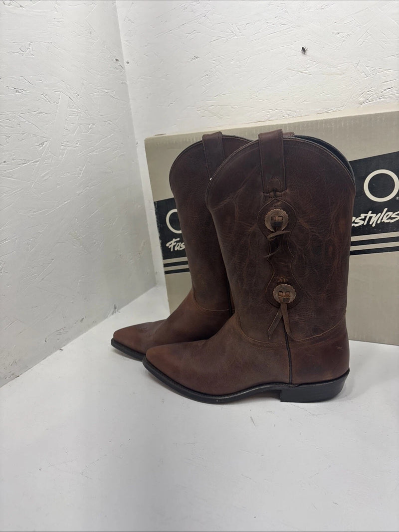 New Capezio Fashion Boots For Todays Lifestyle Size 8.5 8 1/2 Brown Leather 3-6