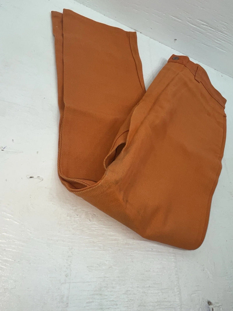 New Vintage Orange Western Girl Denim Pants #31 VV-21
