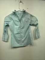 New Kids Blue Long Sleeve Half Zip Size 8 Shirt YY-12