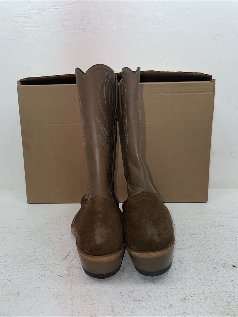 New Men’s Brown Acme Cowboy Boots. 7522 9 D. 3-37
