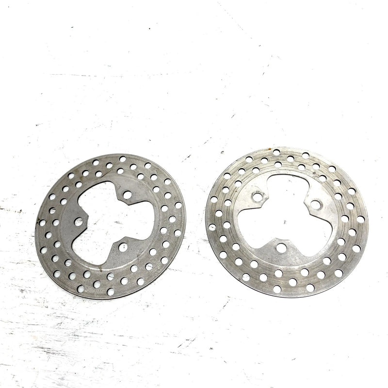 01-08 Honda Sportrax 250 TRX250 OEM Front Brake Rotor Pair 45251-HN1-003 AH83