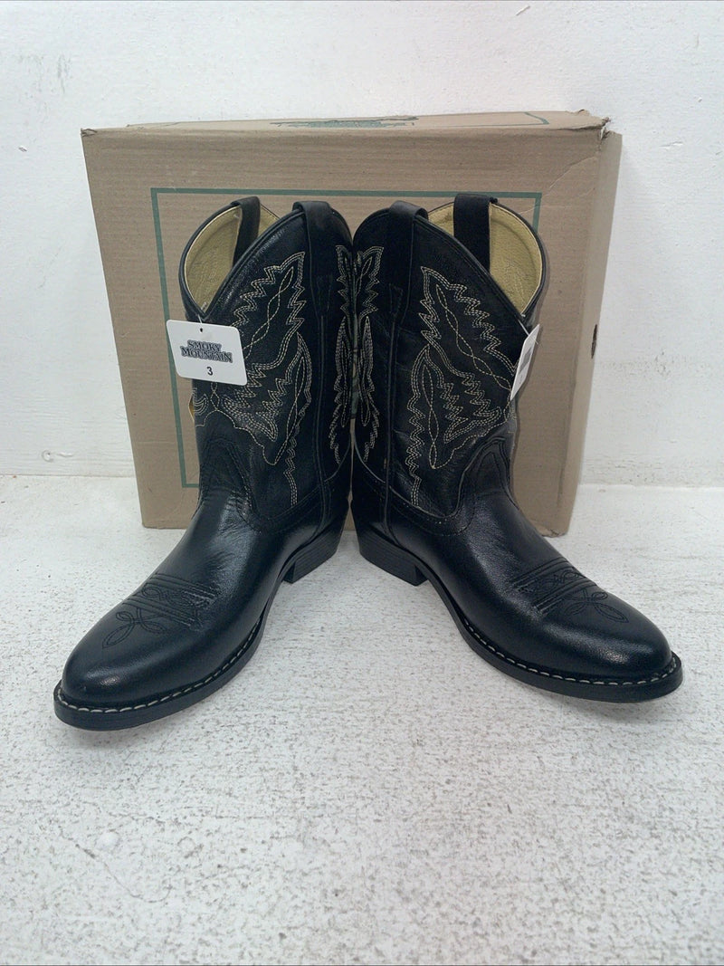 New Kids Black Smoky Mountain Cowboy Boots. 3045 C 3. 22-6