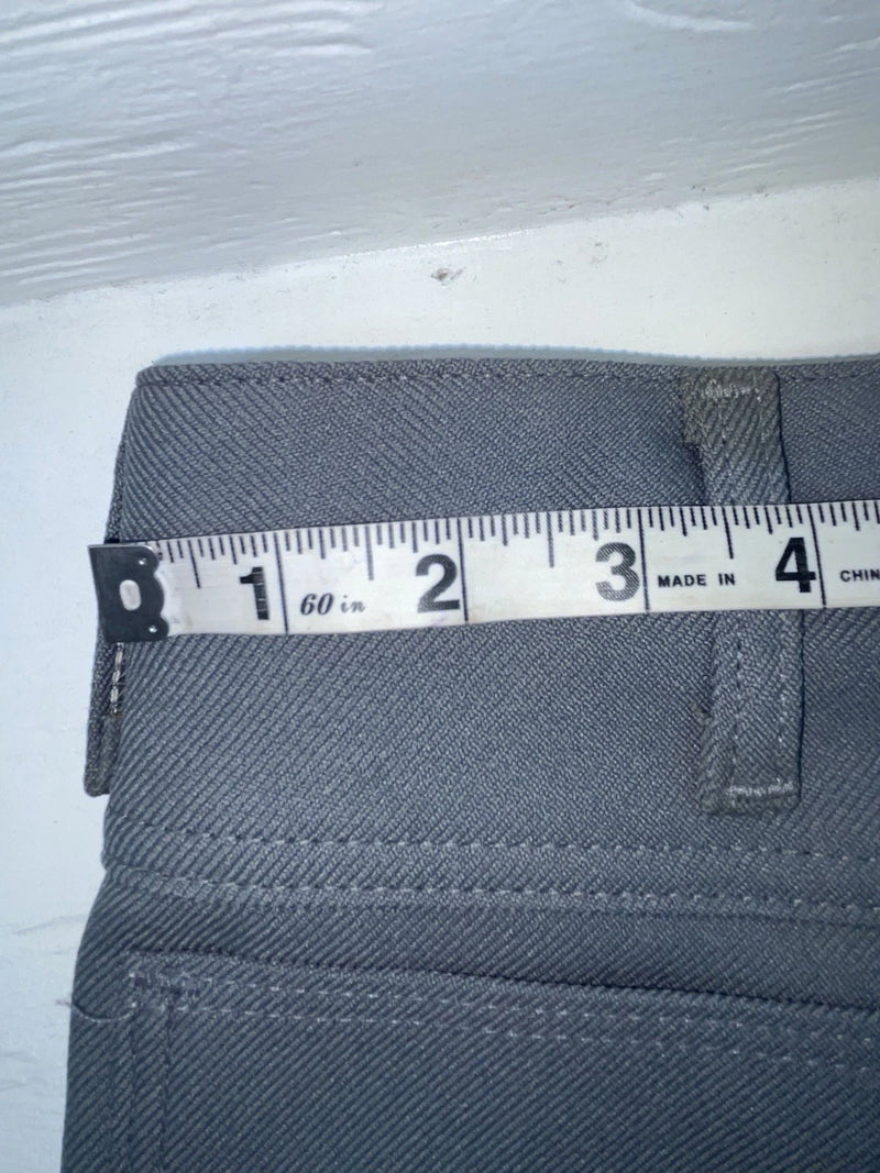 New Vintage Gray Wrangler Polyester Pants #82GY ZZ-35