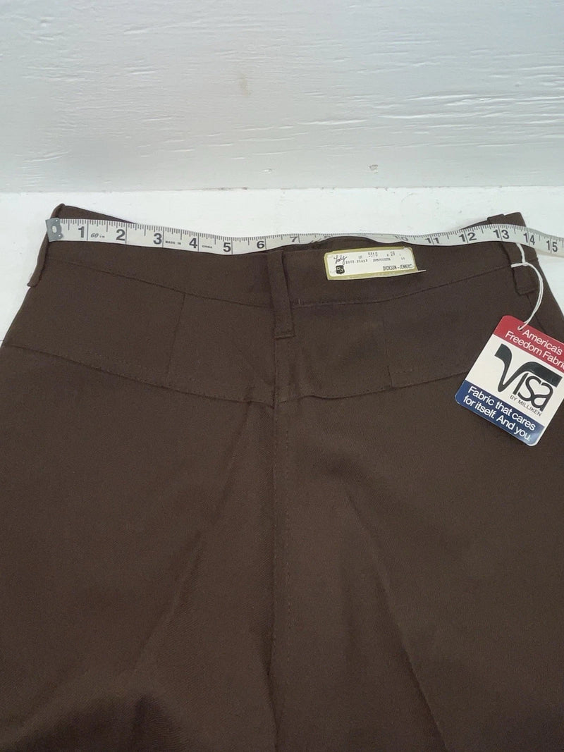 New Vintage Brown Dickson Jenkins Polyester Pants #5510 XX-33