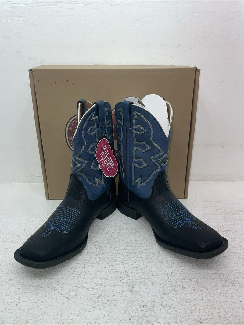 New Youth Blue Nocona Cowboy Boots. N K 5052 6 D. 2-92