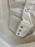 New Men’s Panhandle Slim Golden Stripe Long Sleeve Pearl Snap 15.5 Medium K-98