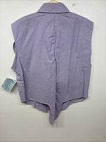 New Women’s Cowboy Threads Purple Sleeveless Button Up Small TT-20