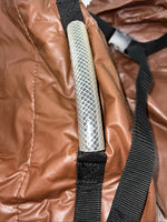New Brown Vinyl English Saddle Cover With Handles #239976 HH-41