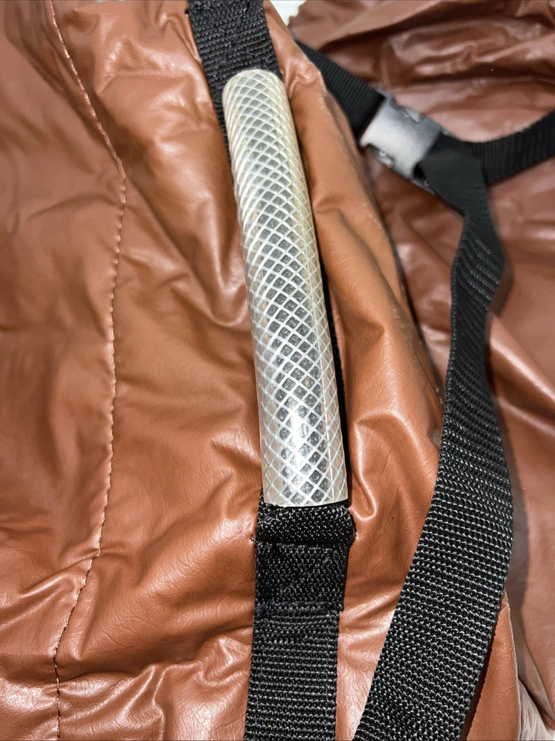 New Brown Vinyl English Saddle Cover With Handles #239976 HH-41