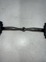 New Congress Leather O Ring Smooth Mouth Snaffle #471139 U-8