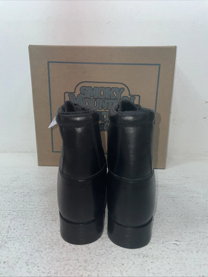 New Youth Black Lace Up Smoky Mountain Cowboy Boots. 3009 Y 5.5 5 1/2. 2-135