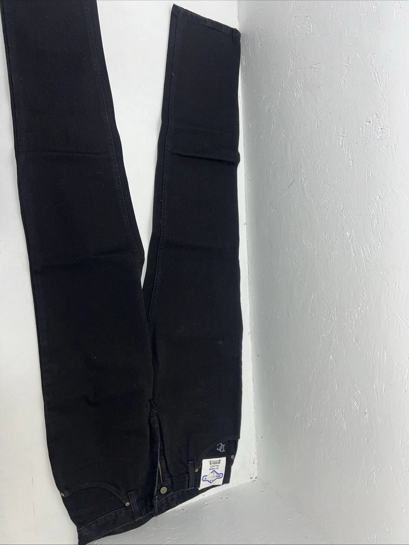 New Women’s Black Diamond Cut Relaxed Fit Denim Jeans. 13/14x36 M-15