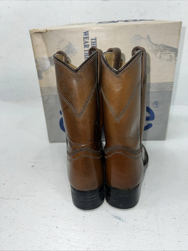 New Children’s Brown Acme Cowboy Boots. 03124 10 D. 24-30