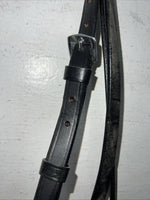 New Silver Fox Black English Snaffle Bridle BB-18 