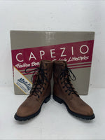 New Women’s Brown Lace Up Capezio Cowboy Boots. L 549 5 M. 2-45