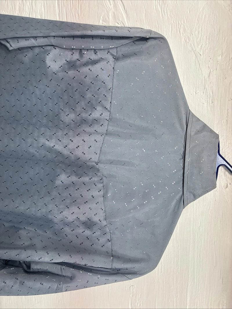 New Kids Dickson Jenkins Blue Long Sleeve Pearl Snap Size 38 CC-101