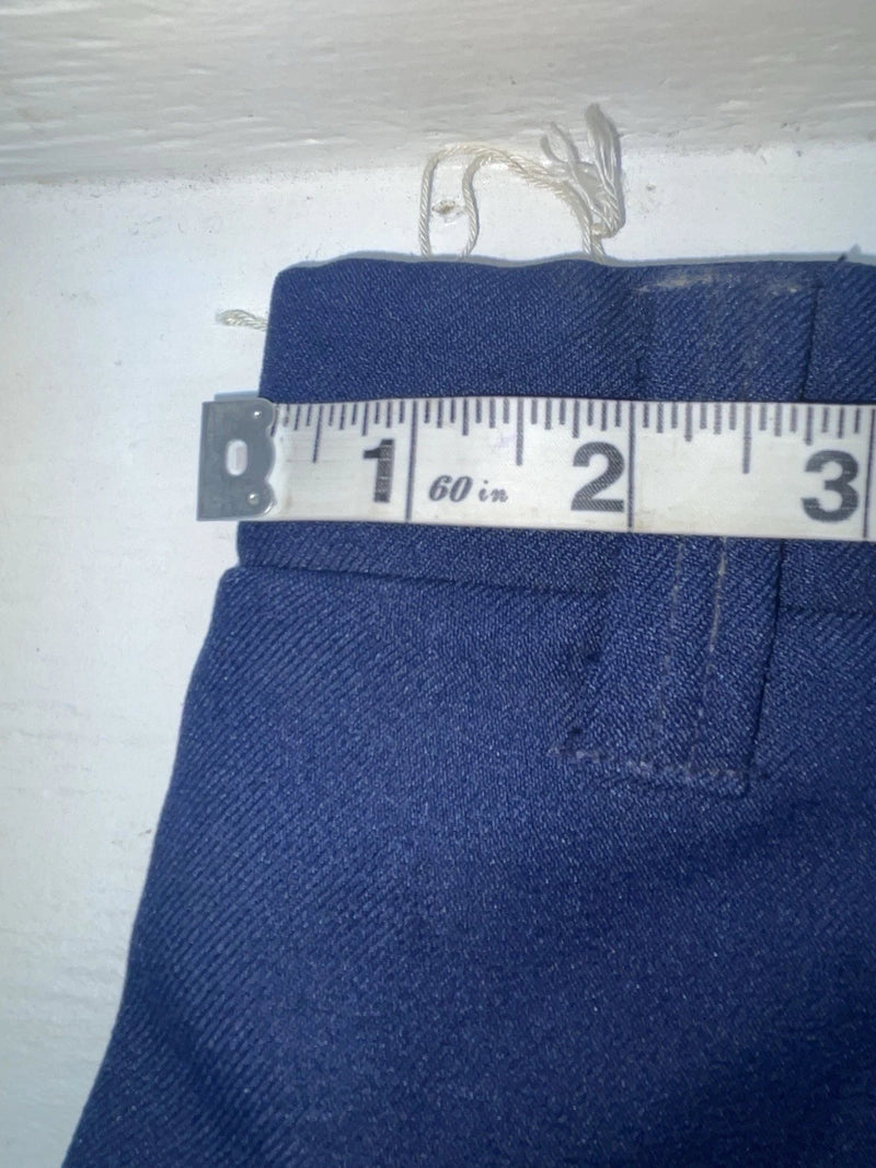 New Vintage Blue H Bar C Polyester Pants #MR477 ZZ-14