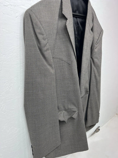 New Men’s Circle S Gray Suit Jacket 52R #24244 BB-601