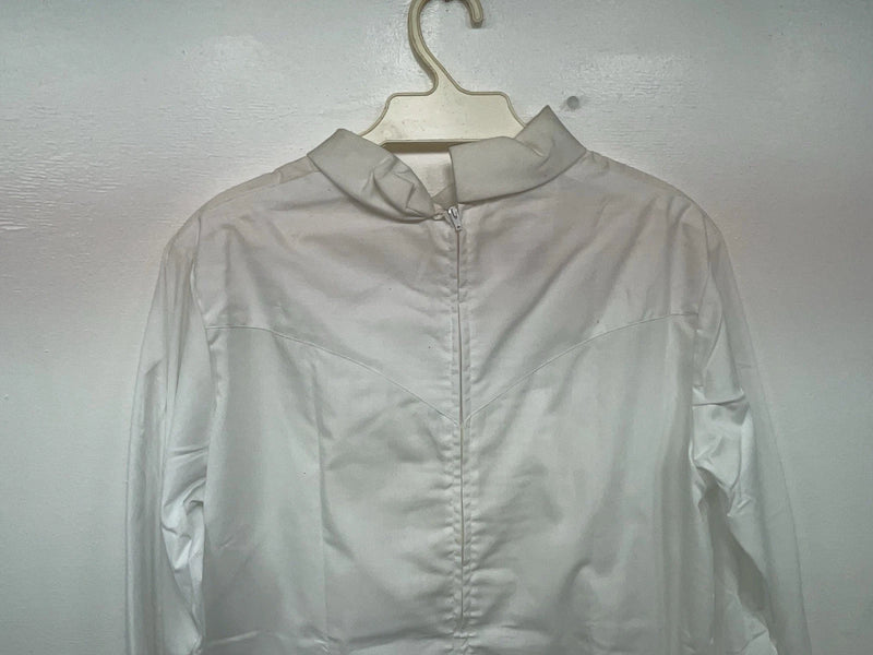 New Women’s White Fenton Long Sleeve Shirt 3B-30