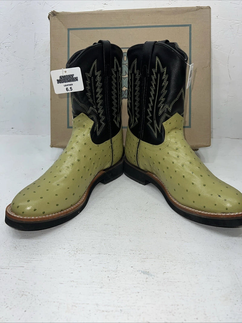 New Women’s Green Smoky Mountain Cowboy Boots. 3027Y 6.5 6 1/2. 19-72