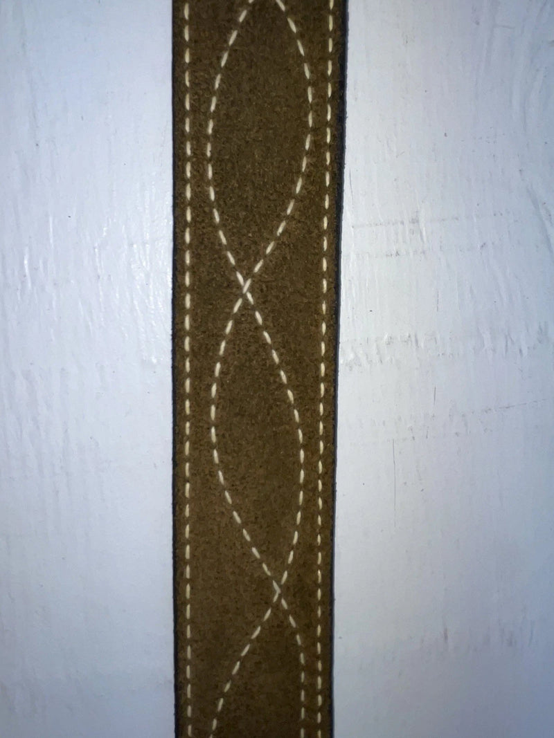 New Green Genuine Leather Tex Tan Stitched 30” Belt #7160 Z-173