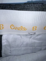 New Vintage Gray Circle S Polyester Pants #CP4776 SS-47