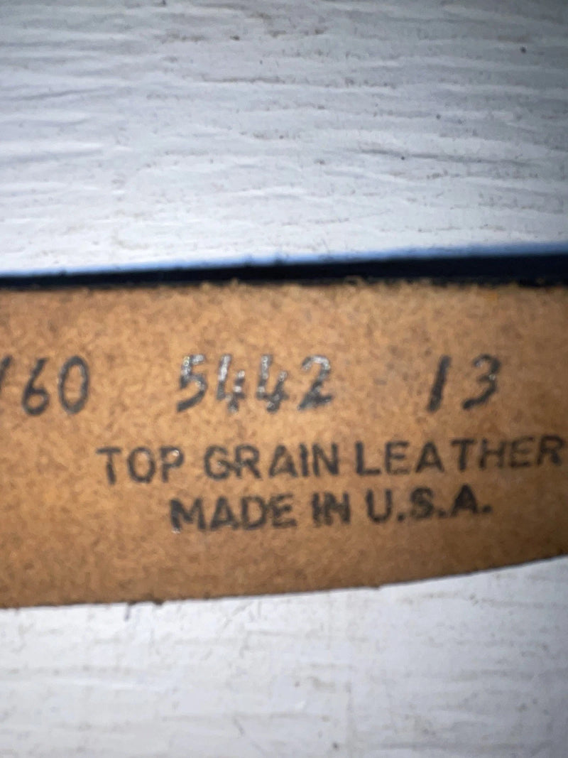 New brown Genuine Leather Chambers Tooled 24” Belt #5442 NN-50