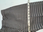 New Vintage Black Striped Panhandle Slim Polyester Pants #8076 OO-93