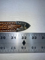New Brown Genuine Leather Tooled 26” Belt #102 NN-63 