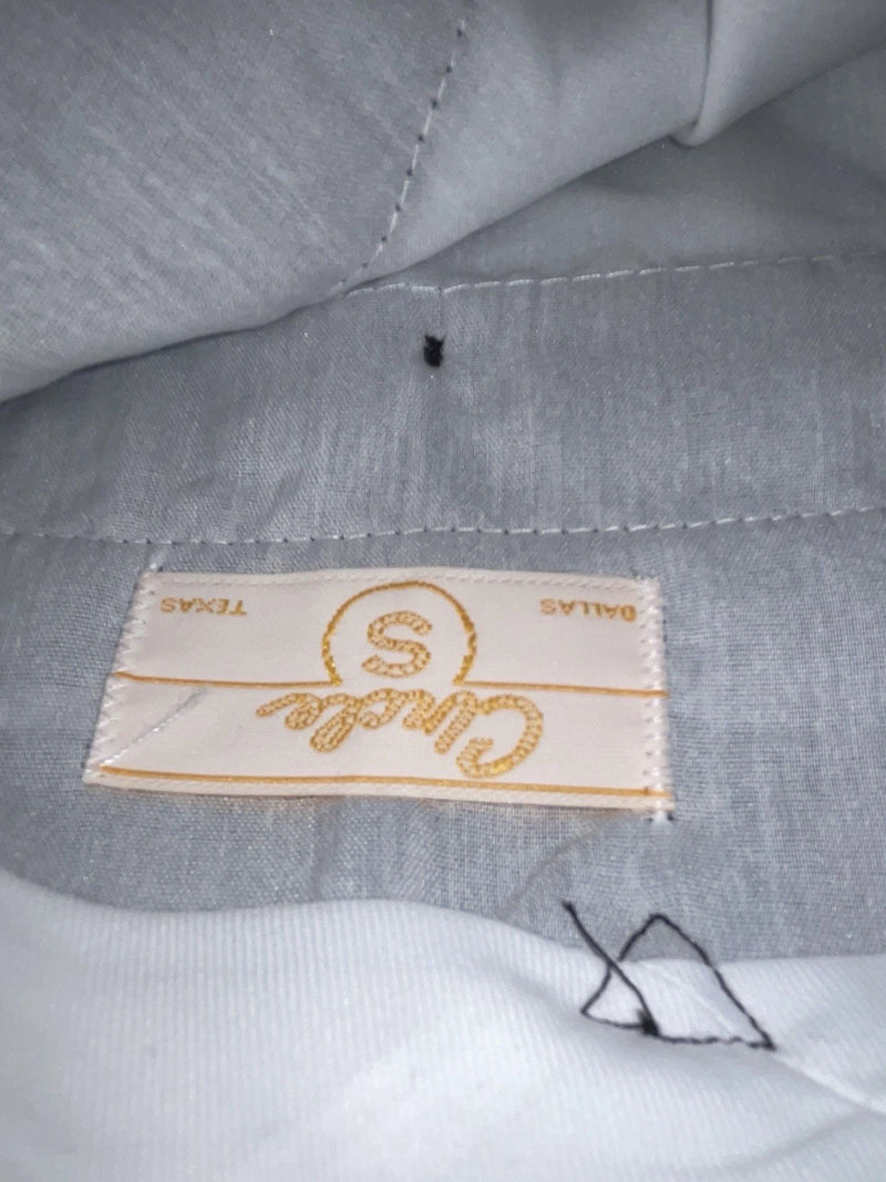 New Vintage Gray Circle S Polyester Pants #CP6740B0 3B-10