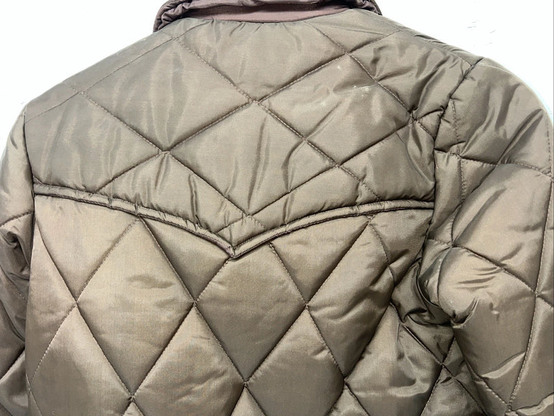 New Women Brown Western Fashion Puffer Jacket 14 RR-34