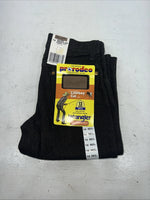 New Boys Black Wrangler Pro Rodeo Cowboy Cut Denim Jeans. 10/25 Regular C-24