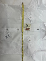 New Boys ELY Cattleman White Long Sleeve Pearl Snap Size 16 KK-46