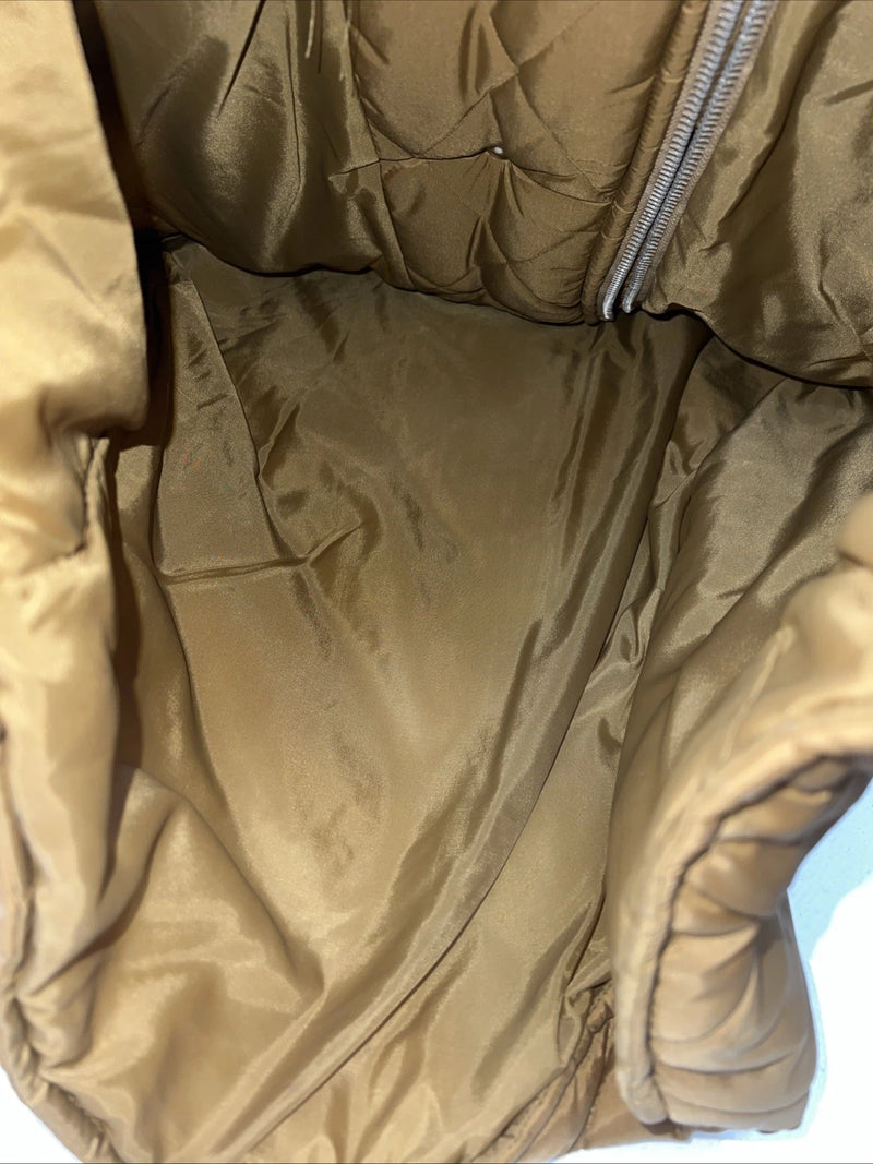 New Women’s Brown Western Fashion Puffer Jacket 42 RR-30