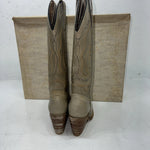 New Women’s Gray Fashion Capzeio Cowboy Boots. L538 5.5 5 1/2. 20-45
