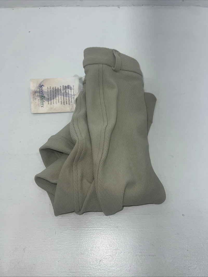 New Children’s Cream Sport Riders Knee Patch Breech. 8 #041565 A-164