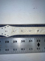 New Blue Genuine Leather 30” Belt #7330 NN-30