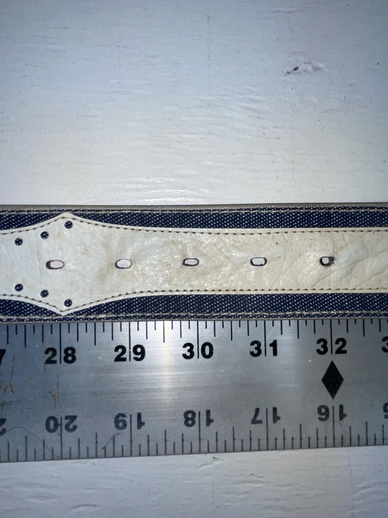 New Blue Genuine Leather 30” Belt #7330 NN-30