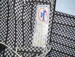 New Vintage Black And White Checkered Panhandle Slim Polyester Pants #8042 SS-71