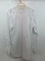 New Men’s H Bar C White Long Sleeve Button Up 16 Large CC-22