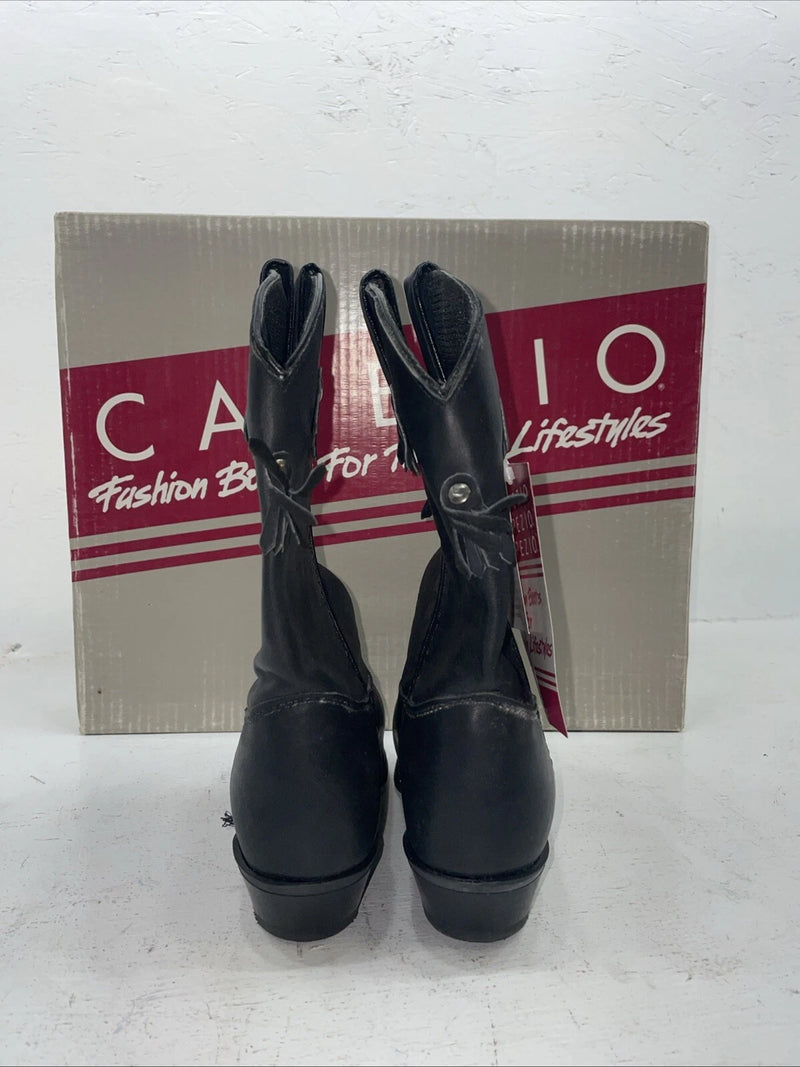 New Women’s Black Capezio Cowboy Boots. L 840 7 M. 18-116