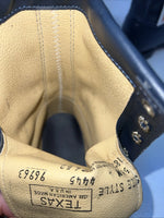 New Women’s Navy Blue Lace Up Texas Brand Cowboy Boots. 4445 5.5 5 1/2 M. 20-55