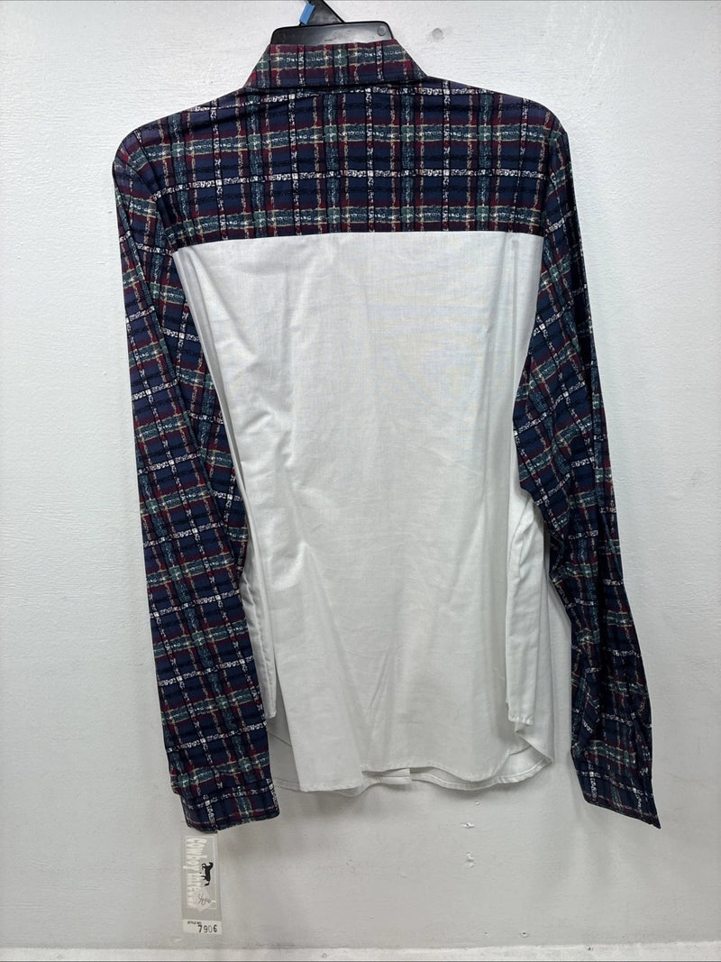 New Women’s Cowboy Threads Multicolor Long Sleeve Button Up XL II-31