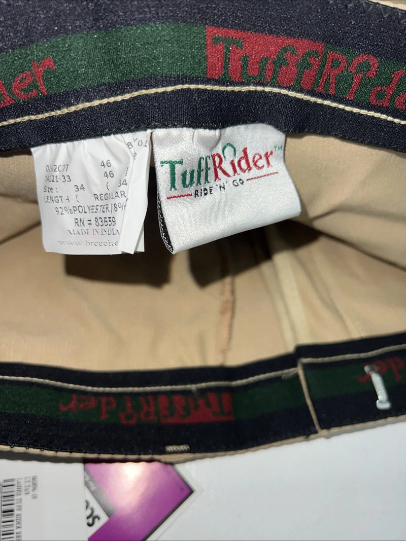 New Women’s Brown Tuff Rider English Breeches. 039580 34 R C-38